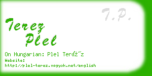 terez plel business card